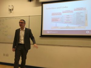 Dr Mark Benson came to Queen Mary 27 Feb 2018 to give a lecture on "Quantum Technology in Sensors and Metrology". He is from Quantum Systems and Devices Research Group based in University of Sussex.